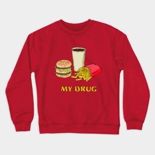 Food addict Crewneck Sweatshirt